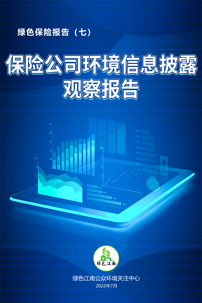 綠色保險（七）：保險公司環(huán)境信息披露觀察報告