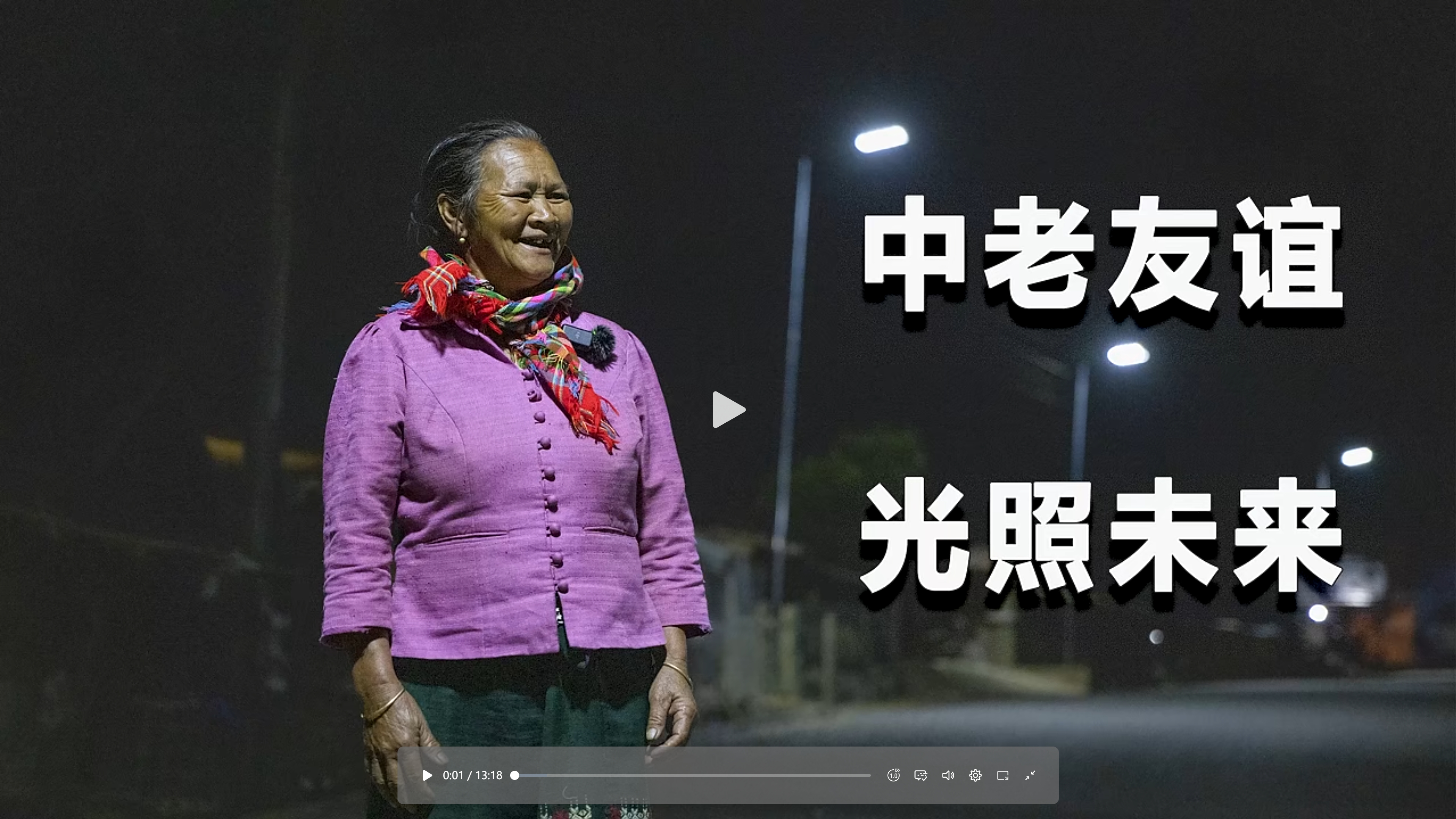中老友谊光照未来